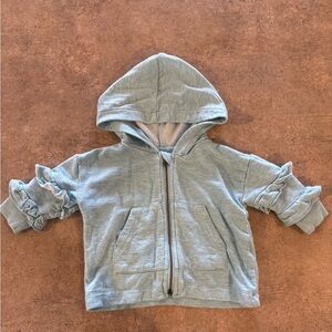 Gymboree- 0-3 Months Baby Girl Zip Up Hoodie